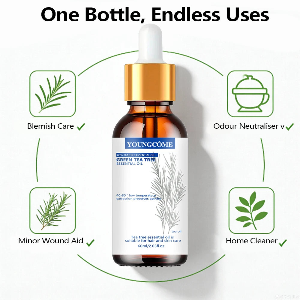 YOUNGCOME Green Tea Face Serum – Brighten, Firm & Moisturize Face Serum Qst