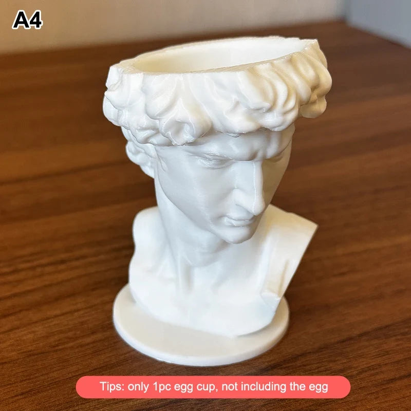 Miniature David Statue Figurine | Desk, Car & Home Décor Decorative Figurine Qme A4