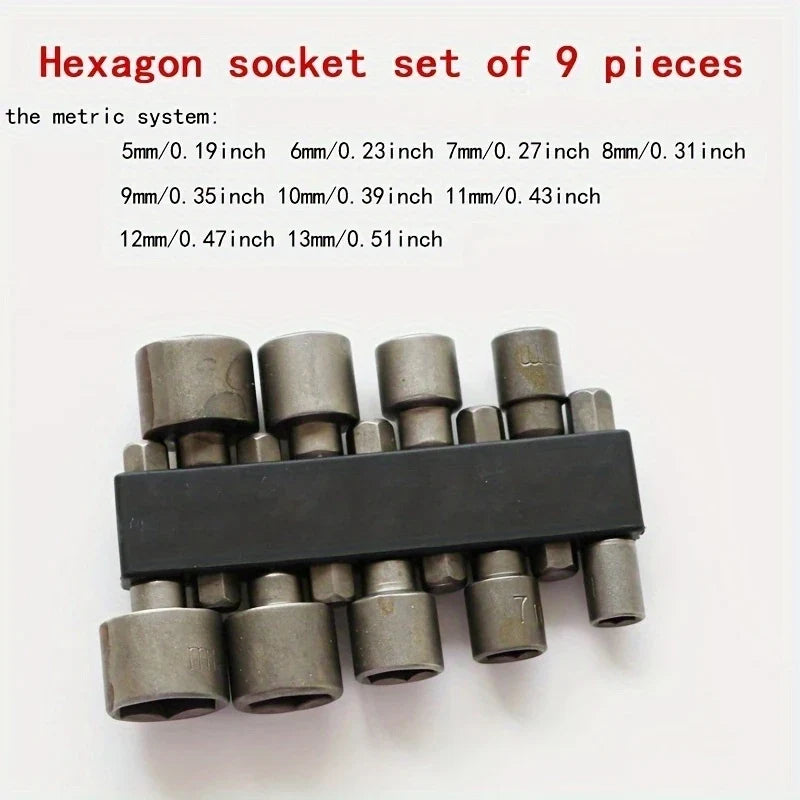 Socket Hex Wrench Screwdriver Extension Rod | Qme Tools Screwdriver Extension Qme