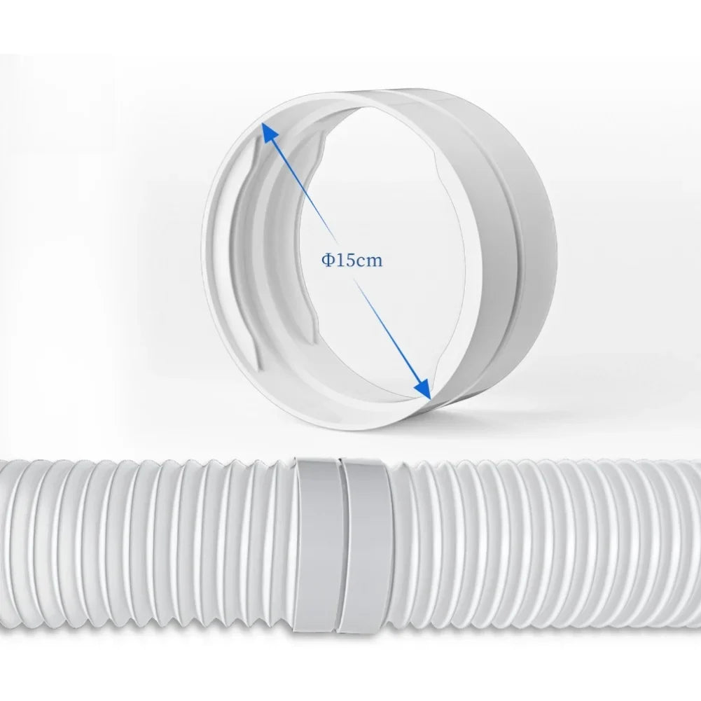 Portable AC Exhaust Hose Connector Vent Adapter 150mm AC Vent Adapter Qme