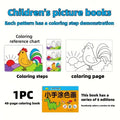 Kids 46-Page Drawing Painting Coloring Book | Educational Art Kids Activity Book Qme Random 1pcs