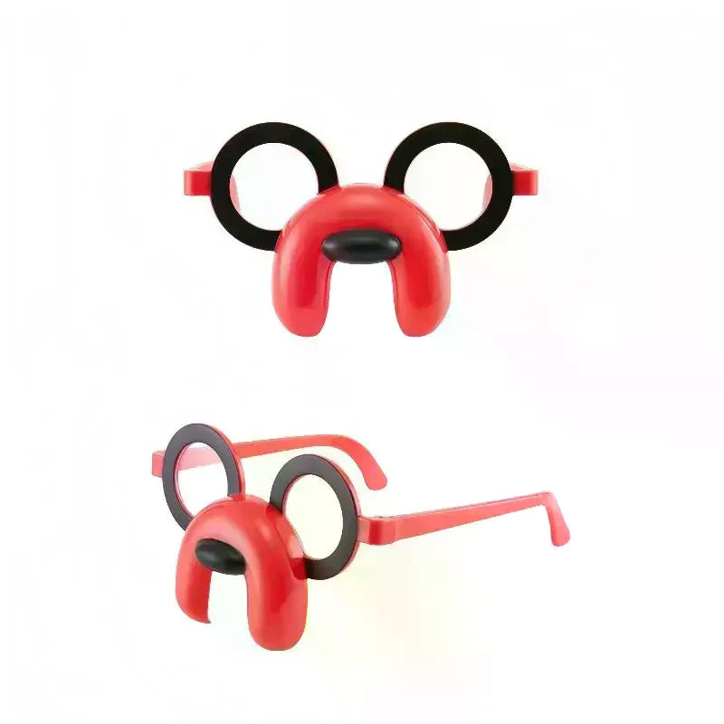 Puppy Ball Novelty Glasses – Funny Pet Costume Accessory Novelty Costume Glasses Qme