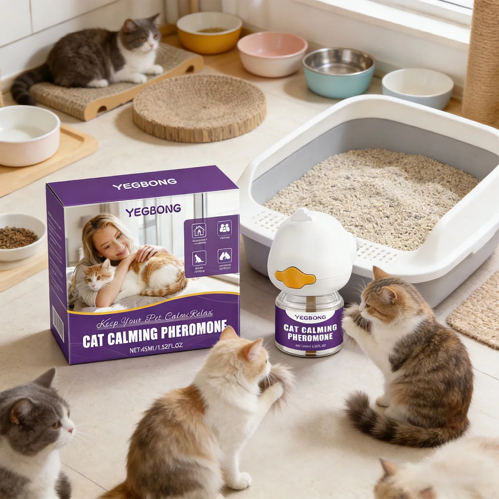 Pet Calming Diffuser Device – Reduce Scratching & Restless Behavior Pet Calming Diffuser Qme