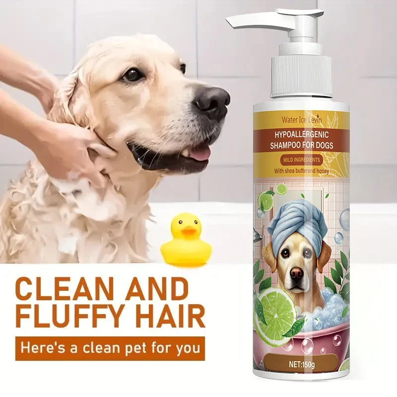 Pet Shampoo Deep Cleansing Fresh Fragrance for Cats & Dogs Pet Grooming Shampoo Qme