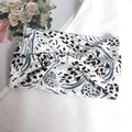 Women's Wide Leopard Print Elastic Hair Bands – Yoga & Pilates Wide Elastic Headband Qme D