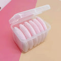 Velvet Triangle Powder Puffs 6-Pack – Soft Makeup Sponge Makeup Powder Puff Qme 6 pink