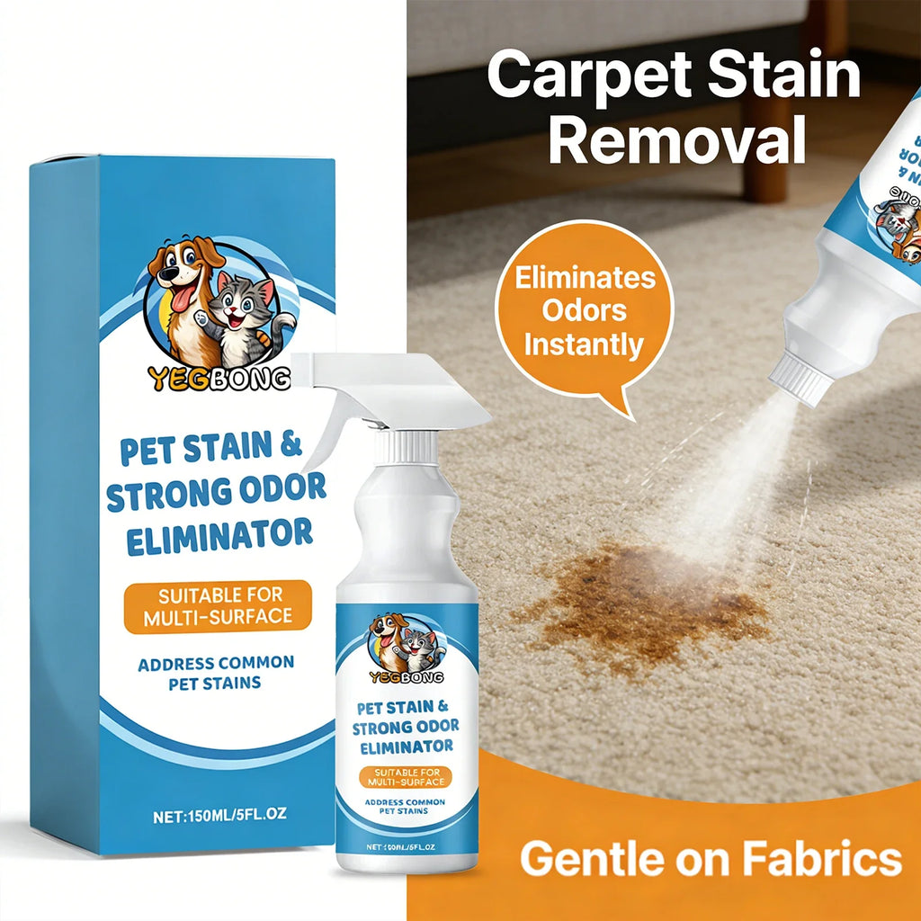 Pet Stain & Odor Remover Spray – Deep Carpet Cleaner Pet Carpet Cleaner Qme