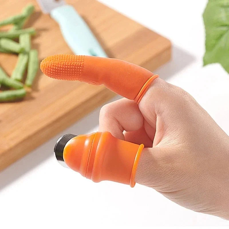 Stainless Steel Thumb Knife Finger Cots – Garden Picking Tool Garden Picking Tool Qme