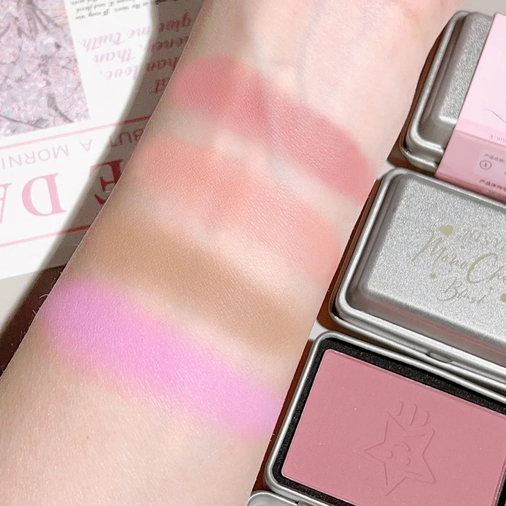 Iron Box Monochrome Blush Compact – 4 Shades | Qme Beauty Blush Compact Qme