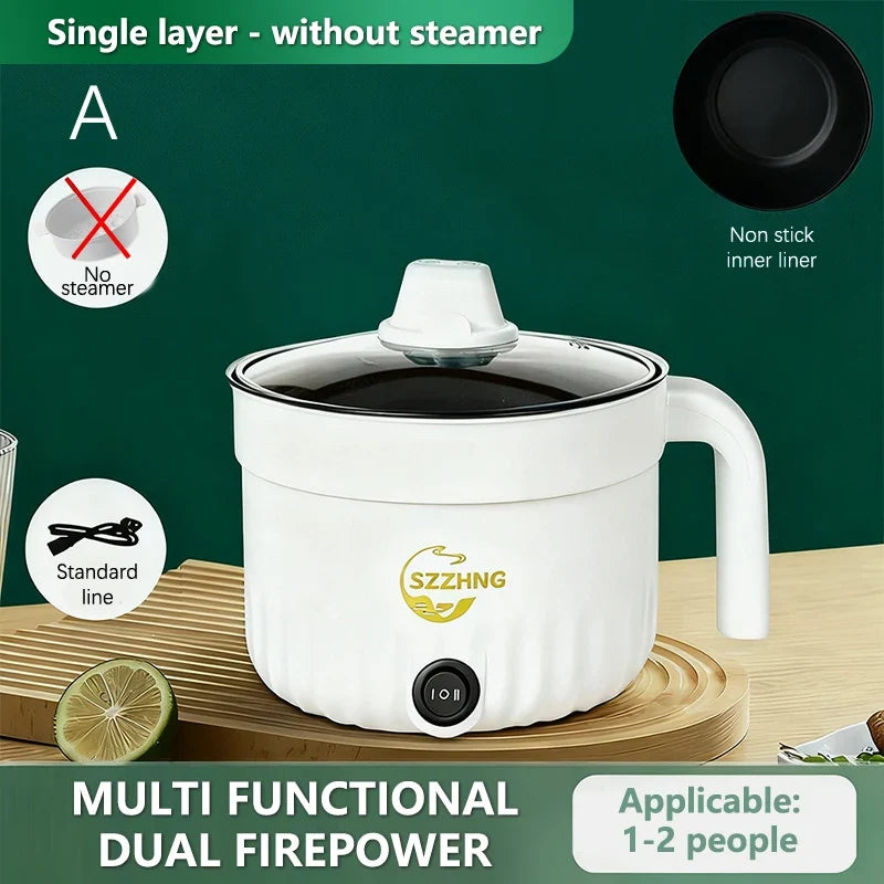 1.8L Non-Stick Electric Rice Cooker & Steamer – Compact Electric Rice Cooker Qme A