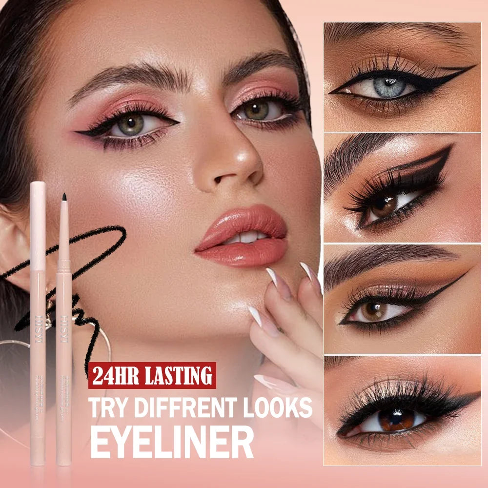 Waterproof Twist-Up Eyeliner Shadow Stick – Long-Wear Matte Eyeliner Shadow Stick Qme