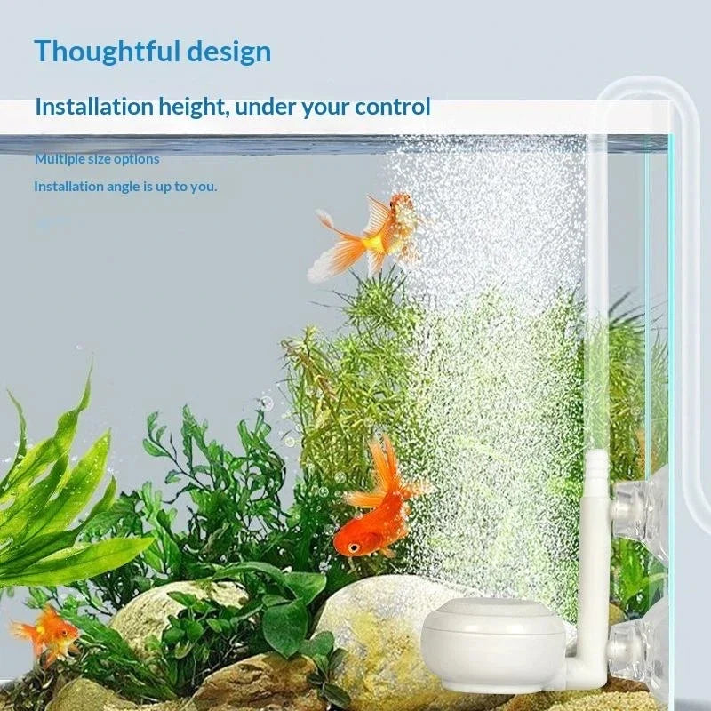 Mini Aquarium Air Stone Aerator – Fish Tank & Hydroponic Bubble Aquarium Air Stone Qme