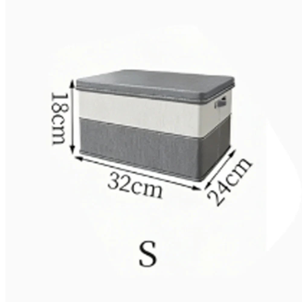 Large Foldable Storage Bin for Clothes, Quilts & Bedding Foldable Storage Bin Qme S
