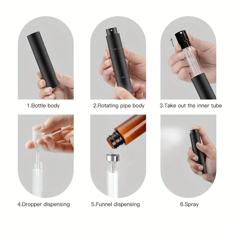 Refillable Travel Perfume Sprayer – 10ml Cologne Atomizer Perfume Travel Atomizer Qme