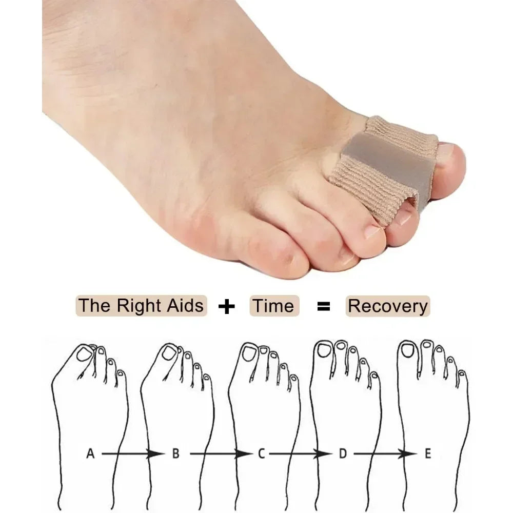 Toe Separator Bunion Corrector Orthotic – Soft Cotton Toe Separator Orthotic Qme