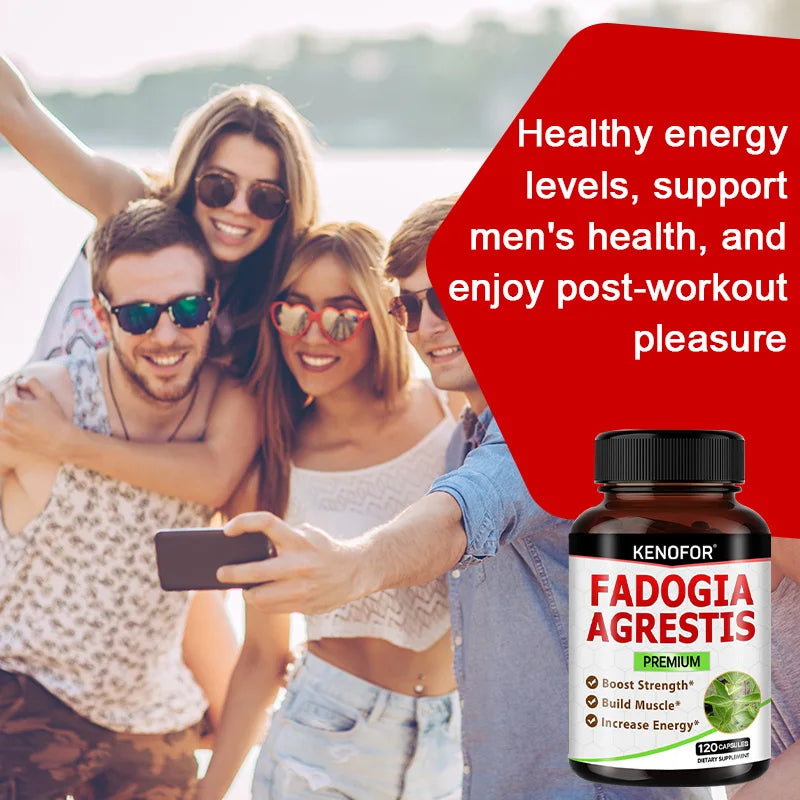 Fadogia Agrestis 800mg – Maca, Ashwagandha & Tribulus Capsules Herbal Supplement Capsules Qst