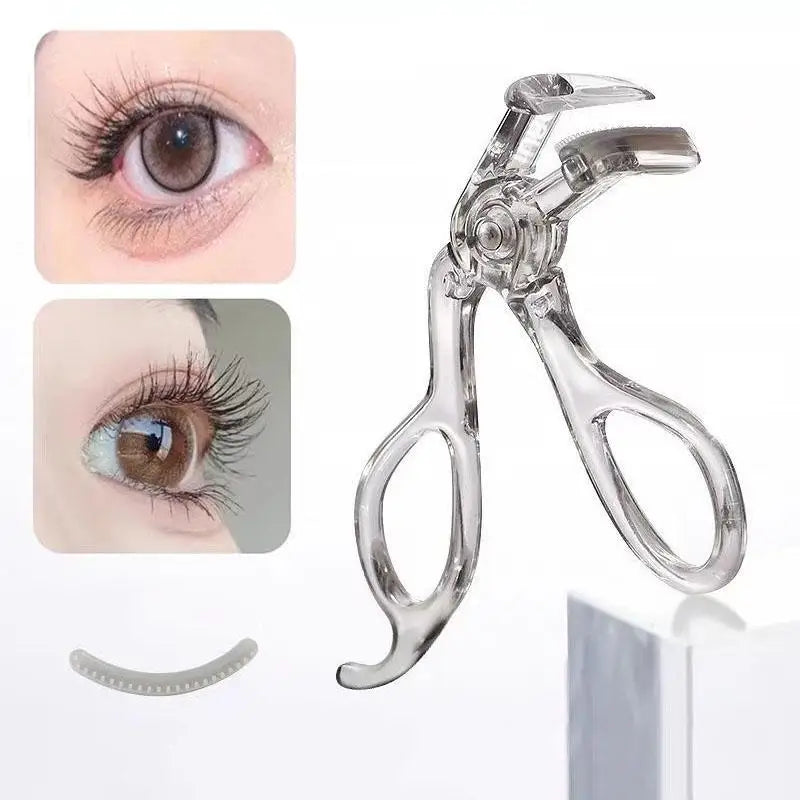 Wide-Angle Eyelash Curler with Toothed Comb – All Eye Shapes Eyelash Curler Qst