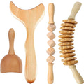 Wooden Therapy Massage Set – Gua Sha & Maderoterapia Tools Wooden Massage Set Qst 4PCS-1