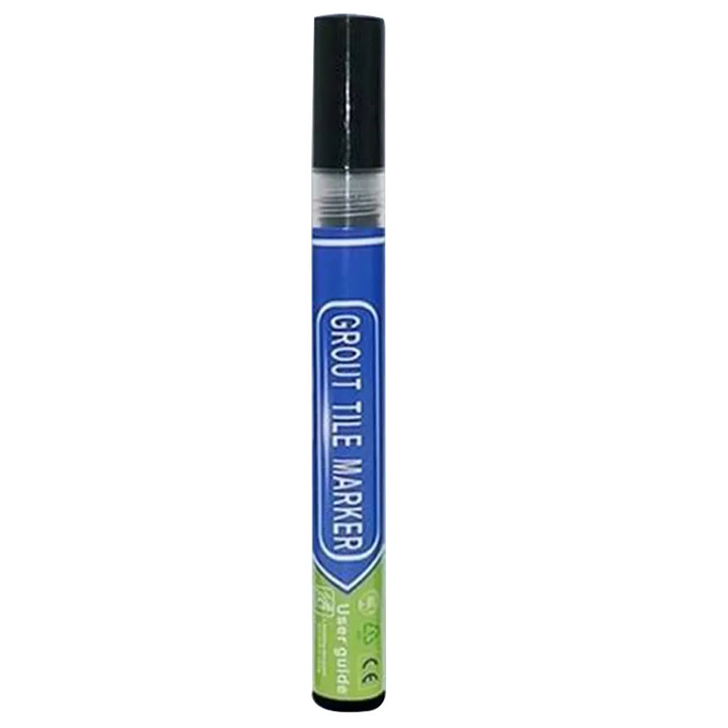 Waterproof Tile Grout Pen | Wall & Floor Seam Marker Grout Repair Pen Qme Black