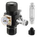 Fzone Mini Dual Stage CO2 Regulator Aquarium Solenoid Valve CO2 Aquarium Regulator Qme CGA320