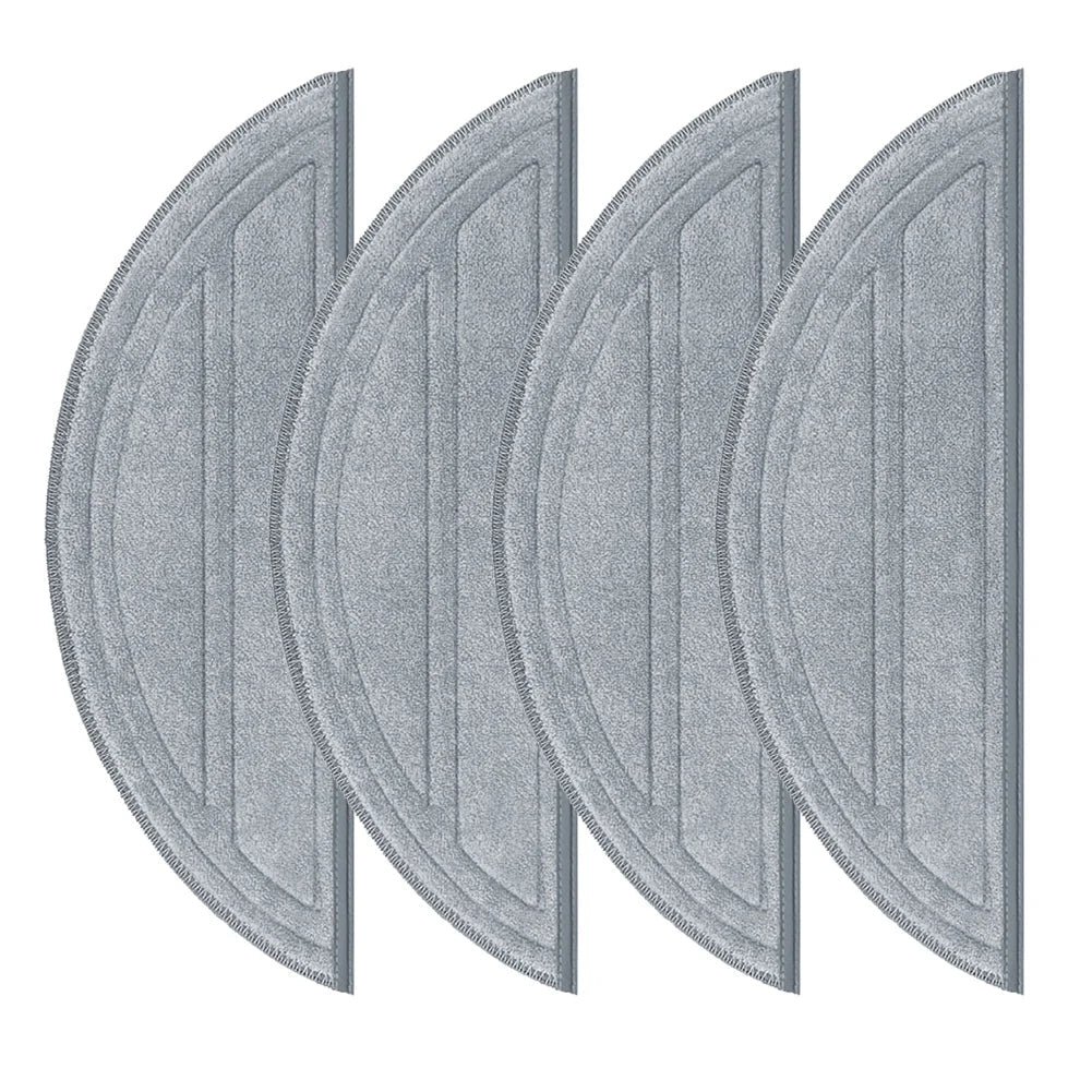 4-Pack Replacement Mop Cloths for Roborock Q10 S5 Q10V Replacement Mop Cloths Qme