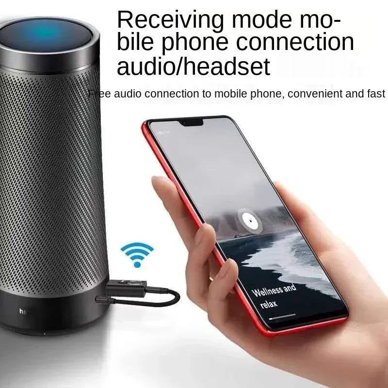 Bluetooth 5.0 Dual Audio Adapter – USB Receiver & Transmitter Bluetooth Audio Adapter Qme
