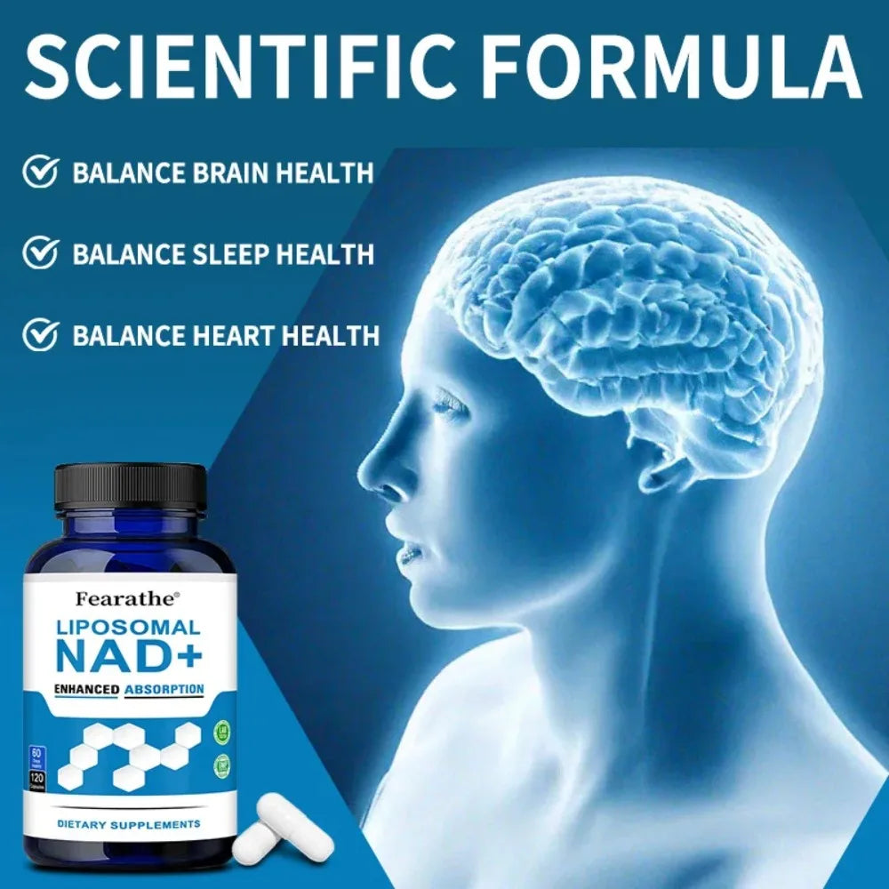 Liposomal NAD+ Supplement – Cellular Energy & Healthy Aging NAD+ Supplement Qst