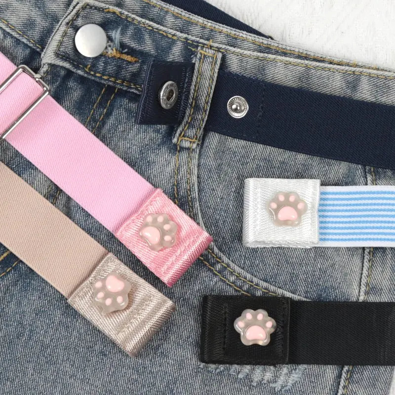 Traceless Invisible Elastic Waist Belt – Buckle-Free Adjustable Elastic Waist Belt Qme