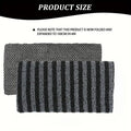 Exfoliating Bath Scrub Towel with Ergonomic Handle | 2-Pack Bath Scrub Towel Qme Black 2Pcs