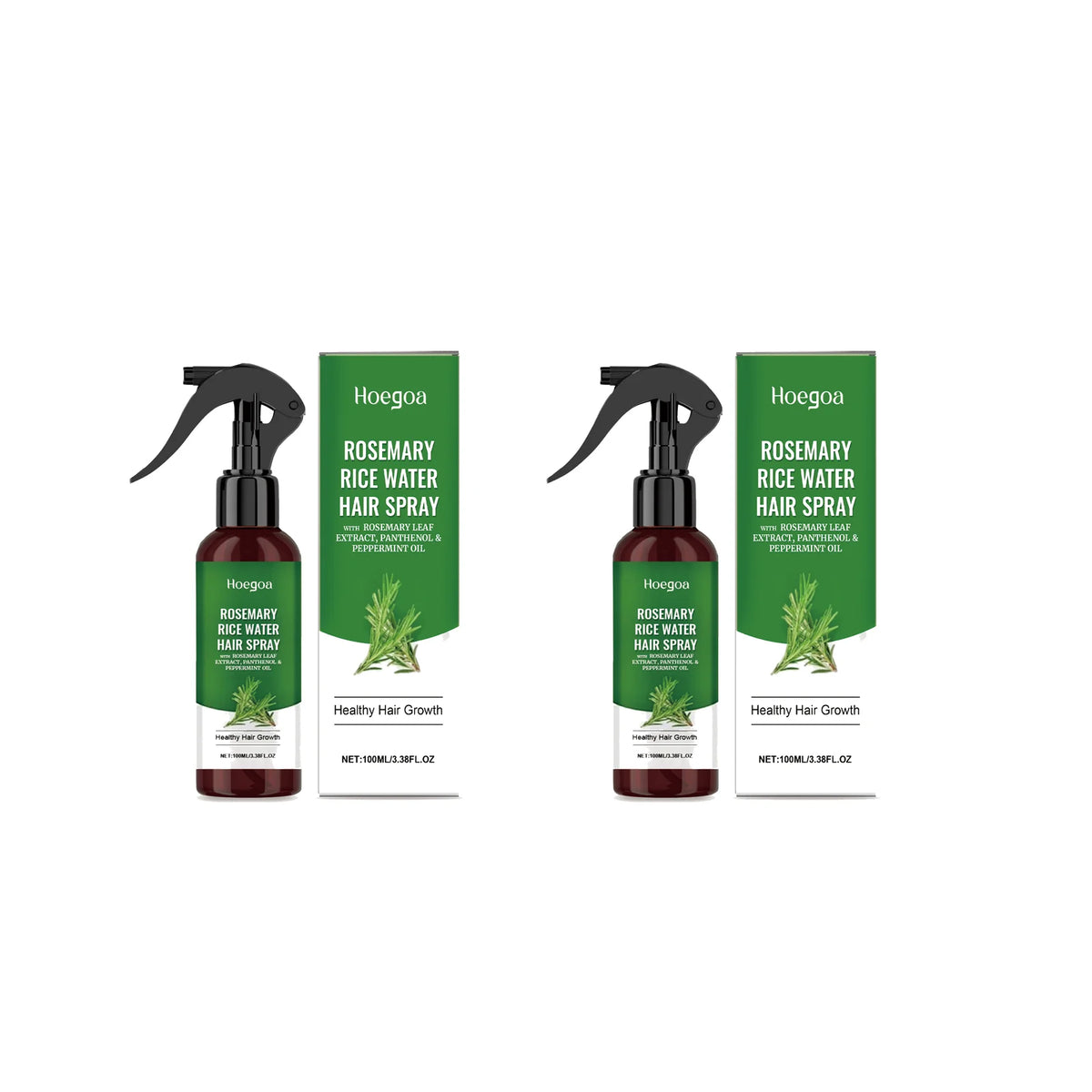 HOEGOA Rosemary Hair Growth Spray – Scalp & Root Strengthening Hair Growth Spray Qst Smoothing & Straightening