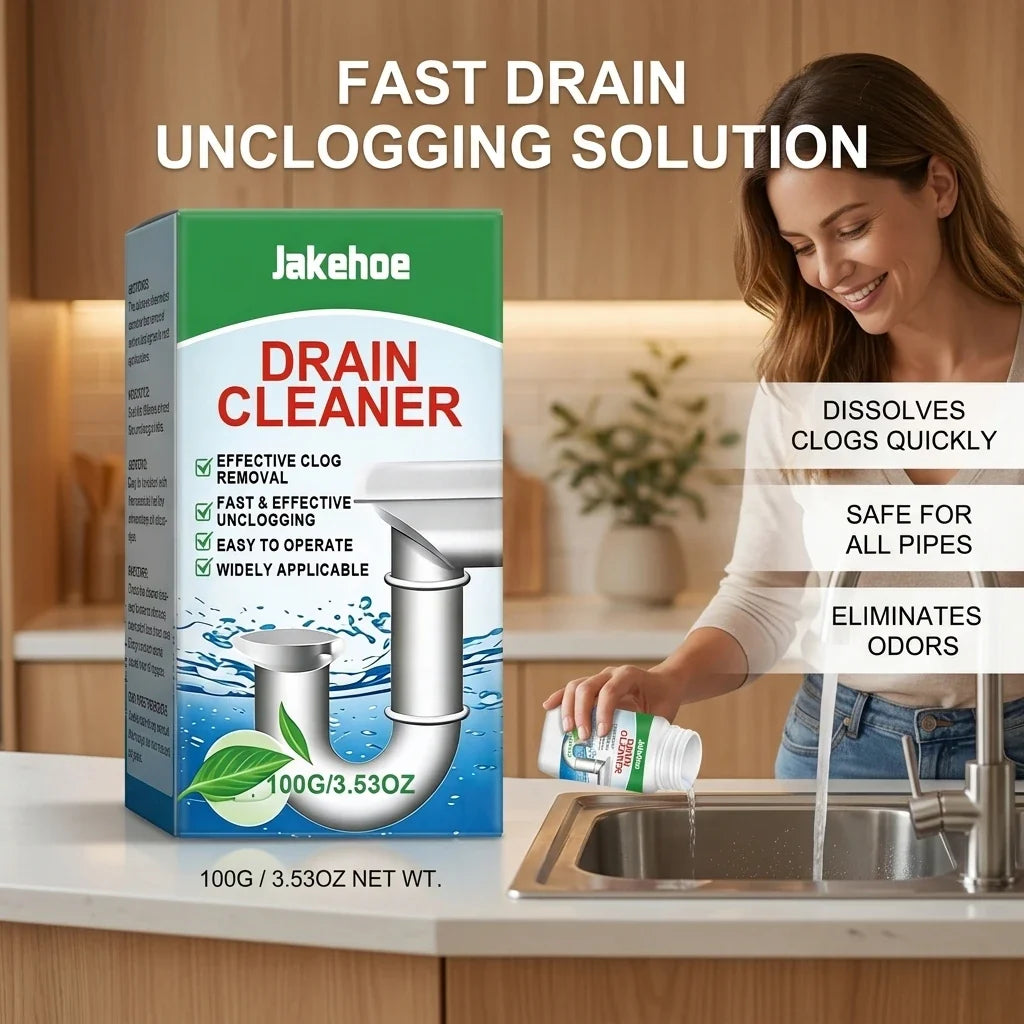 Drain Cleaning Powder – Dissolves Grease & Clears Blockages Drain Cleaning Powder Qme
