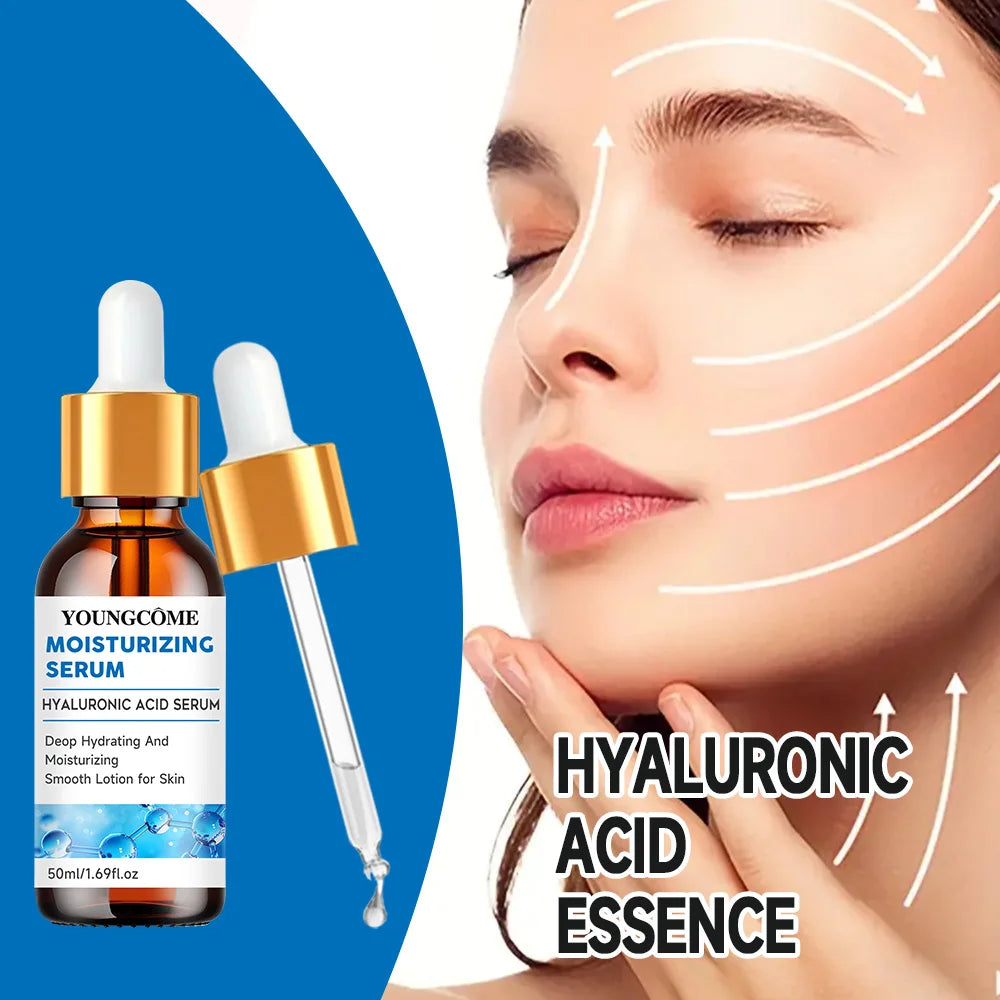 YOUNGCOME Hyaluronic Acid Face Serum – Deep Moisturizing Essence Facial Serum Qst