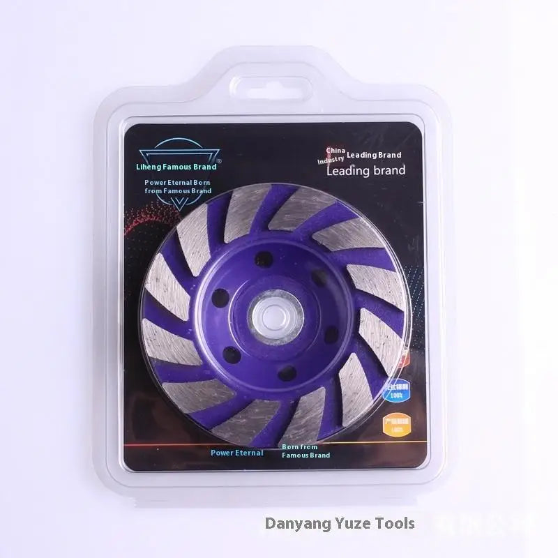4" Diamond Grinding Wheel Bowl Cup – Stone, Concrete & Granite Diamond Grinding Wheel Qme