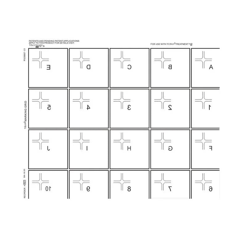 RF Beauty Marking Grid Paper 10PCS – Face, Body & Eye RF Beauty Accessory Qst