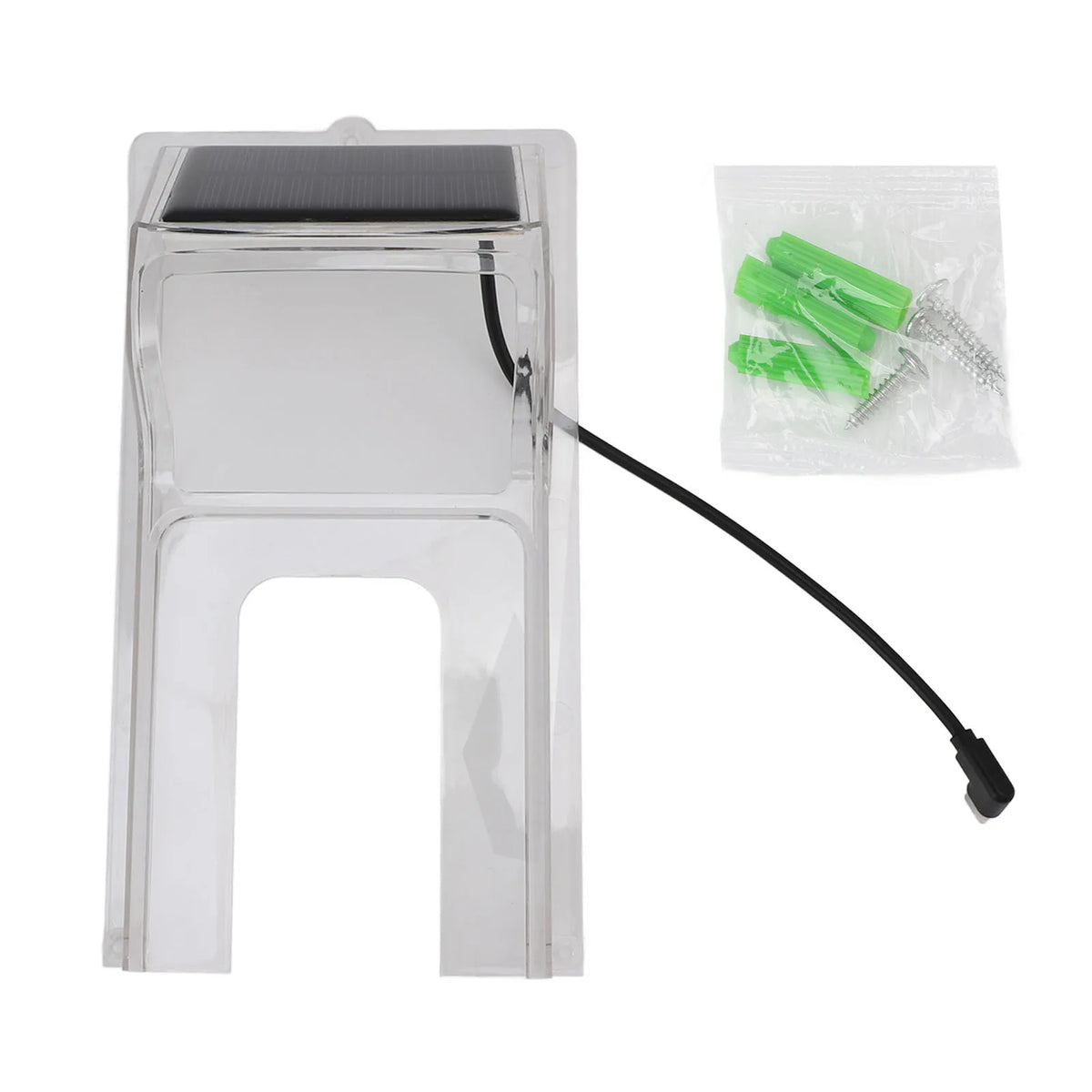 Solar Powered Weatherproof Doorbell Rain Cover – ABS Doorbell Rain Cover Qst WHITE