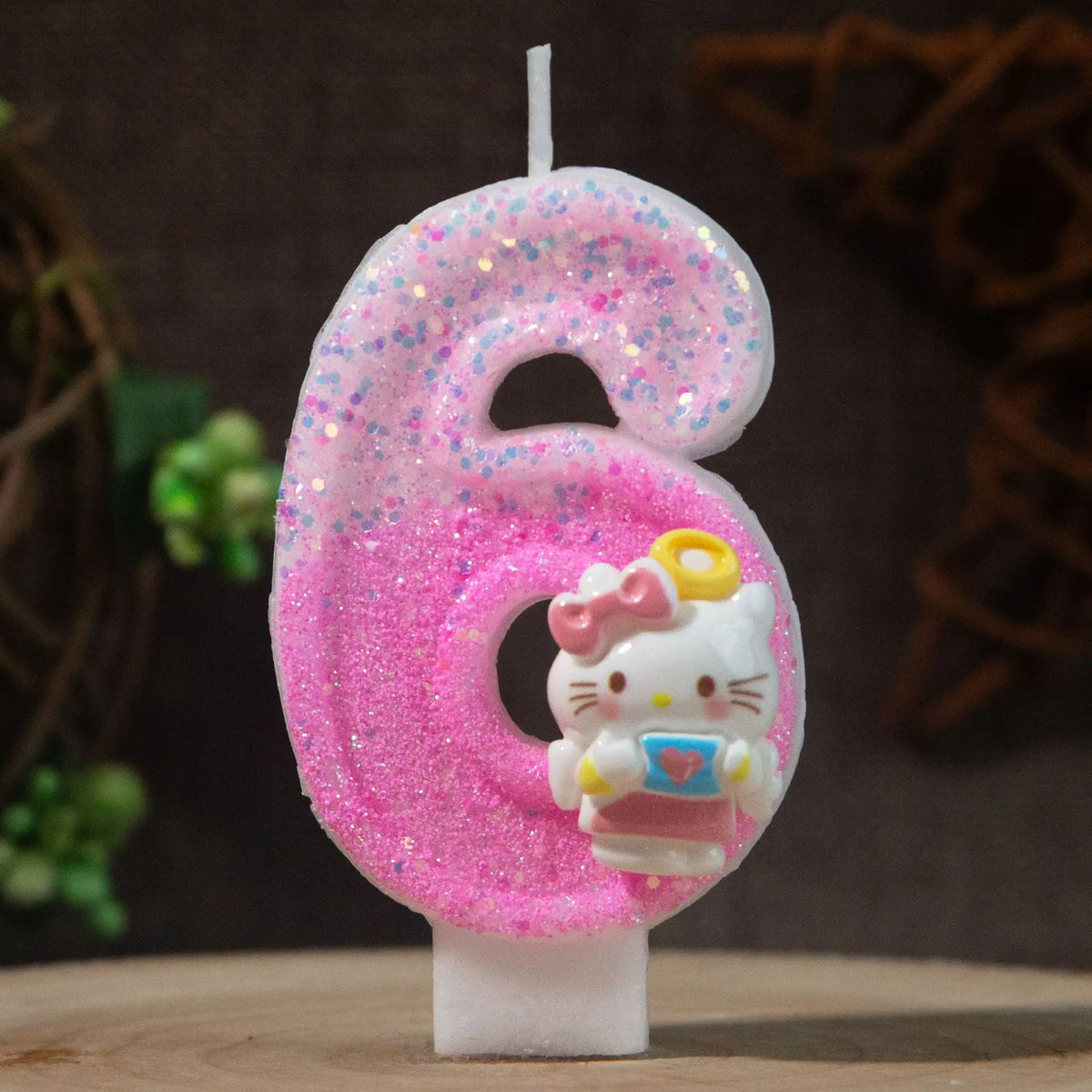 Hello Kitty 0-9 Number Birthday Candles Pink Cake Topper Birthday Cake Candles Qme 6