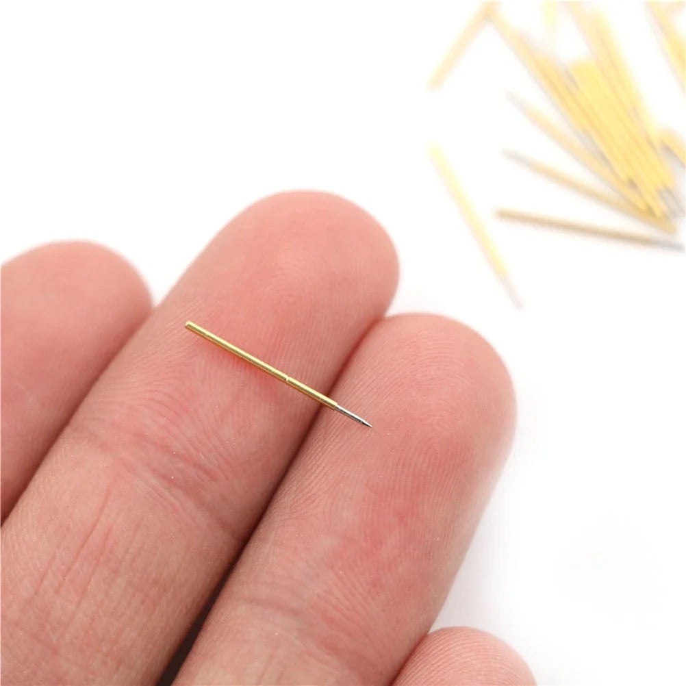 P50-B1 Pogo Pin Spring Test Probes 100 Pack | 0.68mm Spring Test Probe Pins Qme