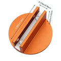 Magnetic Pinch Weld Jack Pad Frame Rail Adapter – Aluminum Jack Pad Adapter Qme Orange