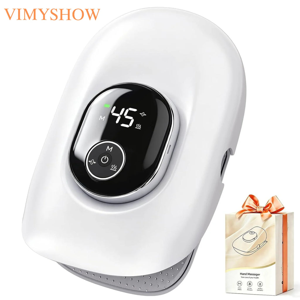 VIMYSHOW Hand Massager – Airbag Heat Compression Glove Hand Massager Qst