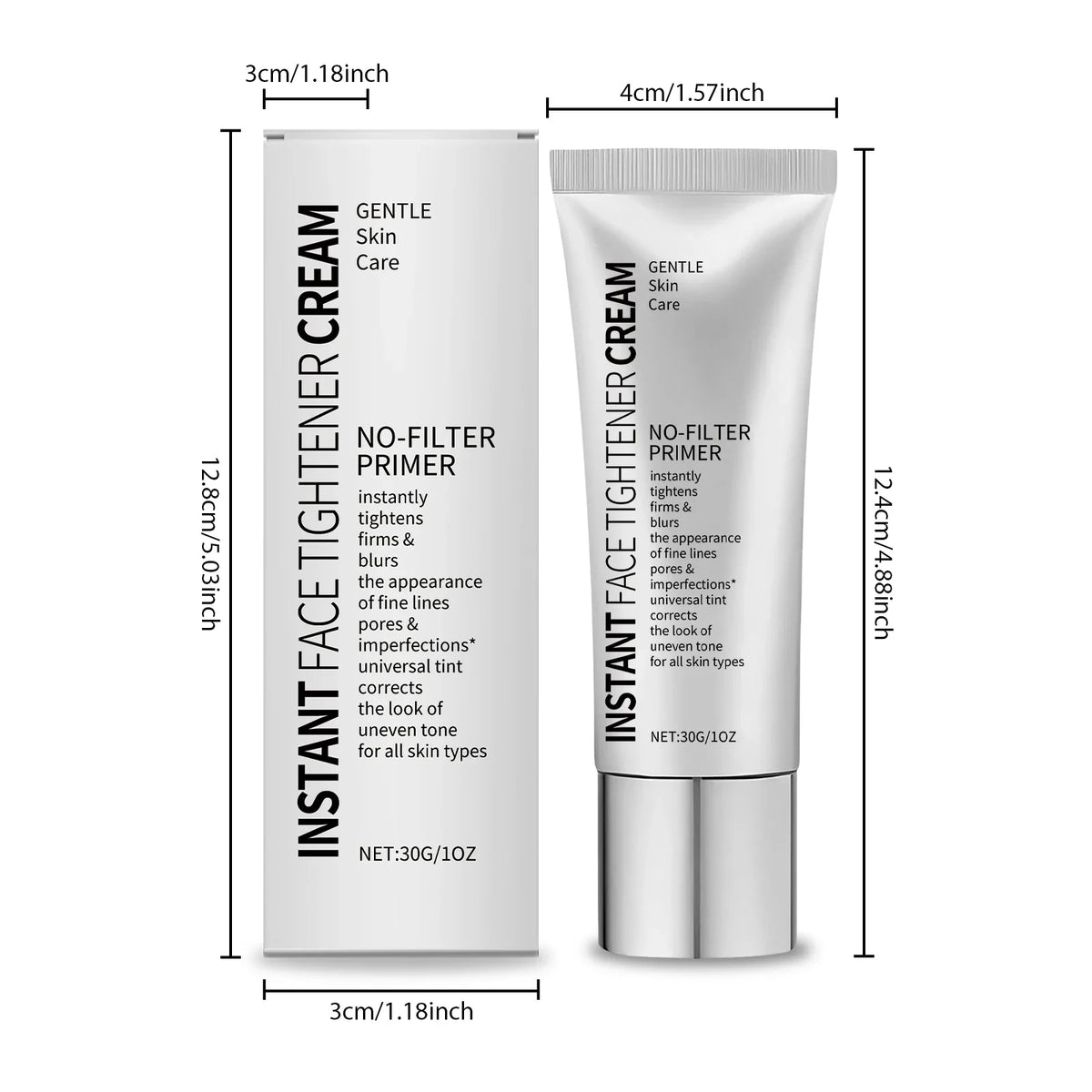 Face Firming Primer Moisturizer | Hydrating Pre-Makeup Cream Face Primer Moisturizer Qme