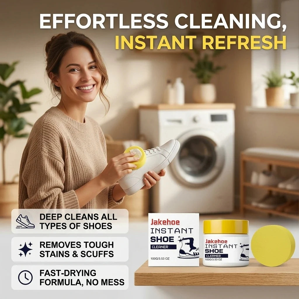 Instant Shoe Cleaning Cream – Remove Stains & Restore Luster Shoe Cleaning Cream Qme