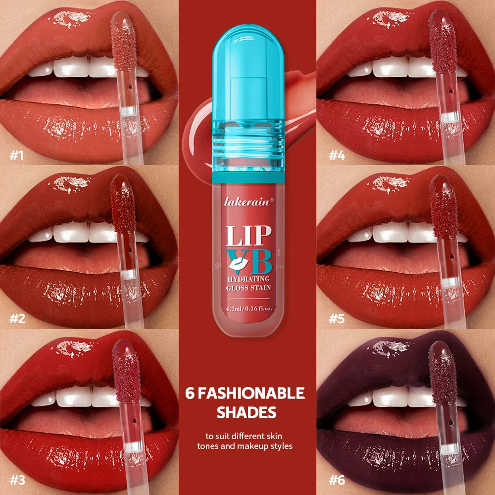 Vitamin B Moisturizing Mirror Lip Gloss – Hydrating & Long-Lasting Lip Gloss Qst