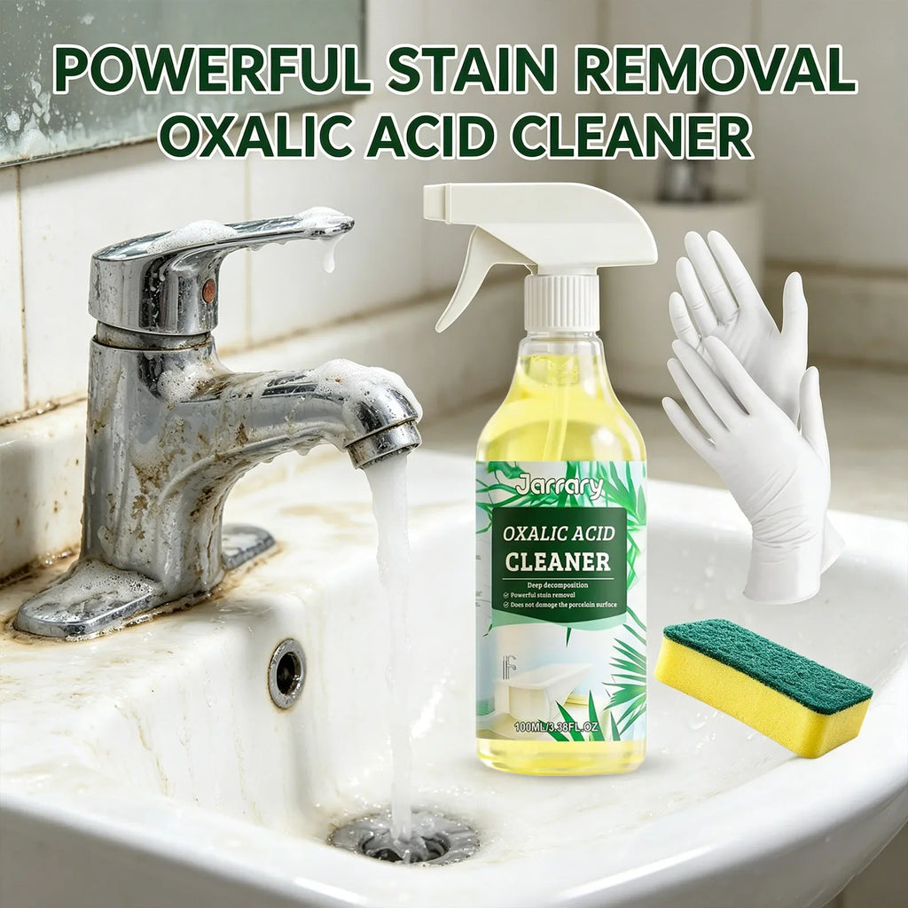 Oxalic Acid Cleaner Spray – Dissolves Limescale & Stains Household Cleaning Spray Qme