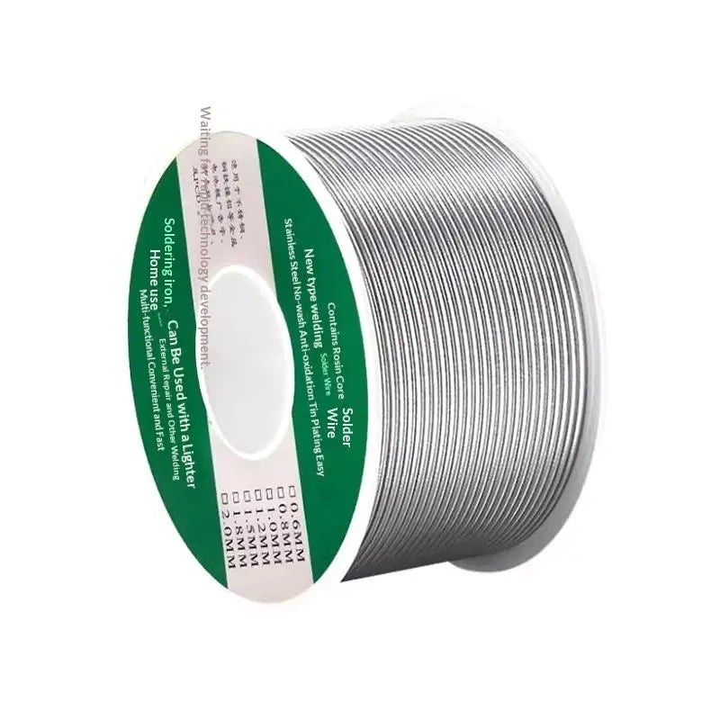 Low Temp Silver Core Solder Wire – Easy Melt Flux Welding Rod 20pc Solder Wire Qme
