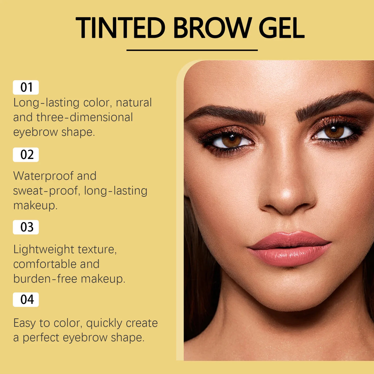 Waterproof Eyebrow Dye Gel Cream – Long-Lasting Tinted Brows Eyebrow Dye Gel Qst
