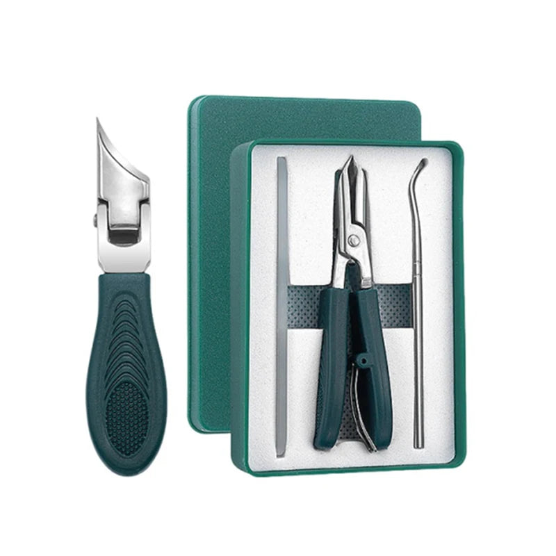 Wide Jaw Curved Blade Toenail Clipper – Anti-Splash Nail Kit Toenail Clipper Set Qst A1
