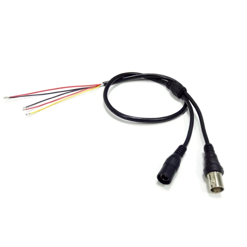 CCTV Camera 5-Core Video Cable DC 2-Pin BNC 3-Pin – 10 Pack CCTV Video Cable Qme