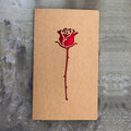 Hollow Kraft Paper Greeting Card – Valentine's & Mother's Day Greeting Card Qme rose 10x17cm