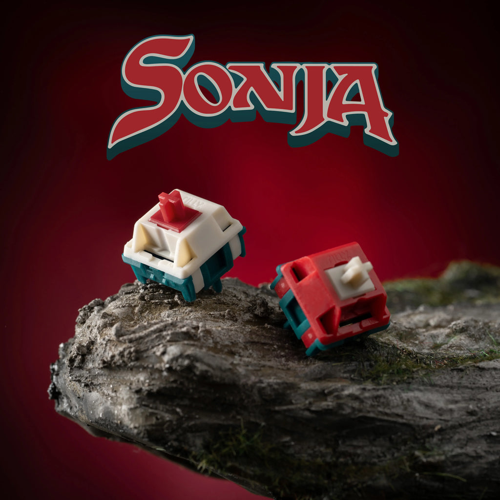Sillyworks Sonja Linear Switches 5-Pin Pre-Lubed Hot-Swap Keyboard Switches Qme