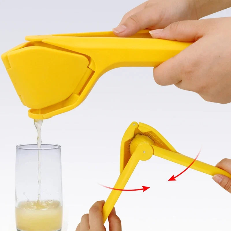 Manual Hand Citrus Lemon Squeezer – Food-Grade Plastic Press Manual Citrus Press Qme